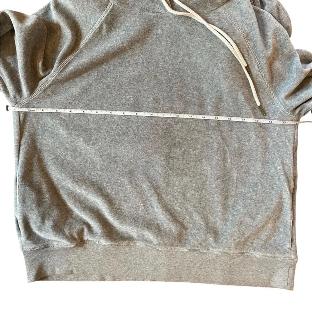 J. Crew Velour Gray Women's Hoodie
